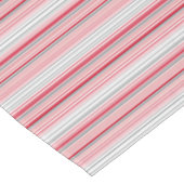 Nappe Bandes rouges gris mignonnes (Angle)