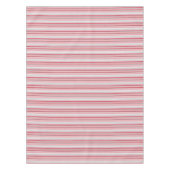 Nappe Bandes rouges gris mignonnes (Devant)