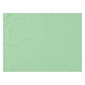 Nappe Bandes simples et points vert menthe moderne (Devant (Horizontal))