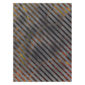 Nappe Bandes transversales grises, rubans carbone, or ro (Devant)