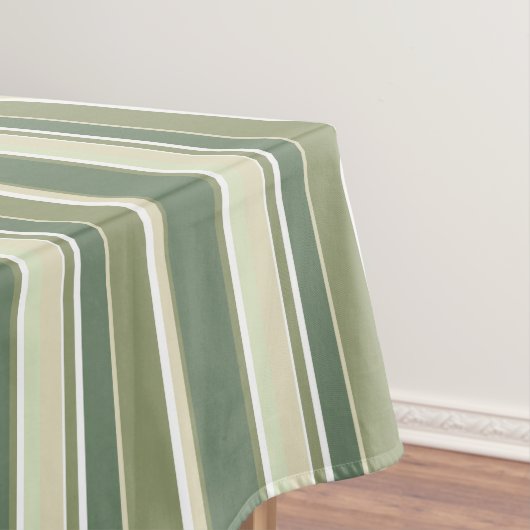 Nappe Bandes vert olive (In Situ)