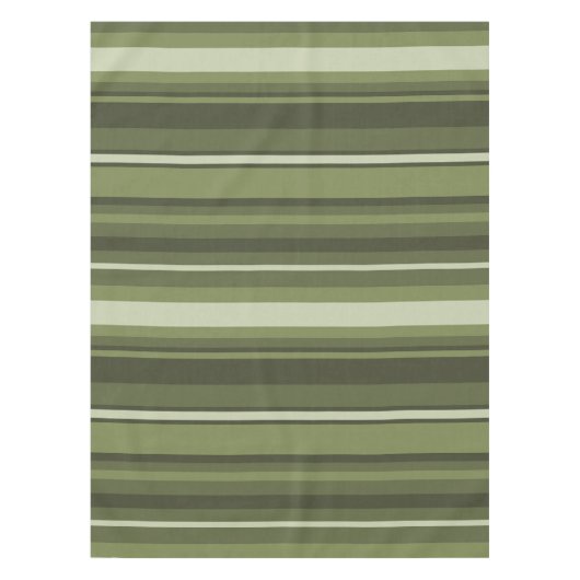Nappe Bandes vert olive (Devant)