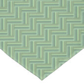 Nappe Bandes vert olive double tissage (Angle)