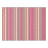 Nappe Bandes vert rose pâle (Devant (Horizontal))