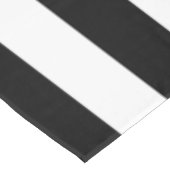 Nappe Bandes Verticales Noires Et Blanches (Angle)