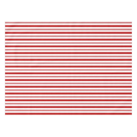 Nappe Bandes verticales rouges (Devant (Horizontal))