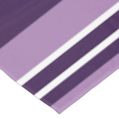Nappe Bandes violettes et blanches, Tissu de table de li (Angle)