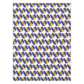 Nappe BARBADOS CARTE DU DRAPEAU Style Patriotique (Devant)