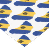 Nappe BARBADOS DRAPEAU Patriotique (Angle)