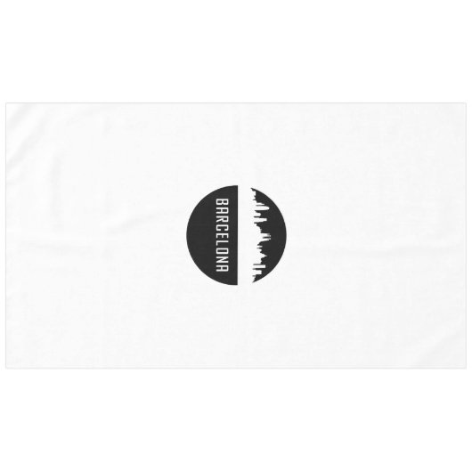 Nappe Barcelone | villes d'Espagne (Devant (Horizontal))