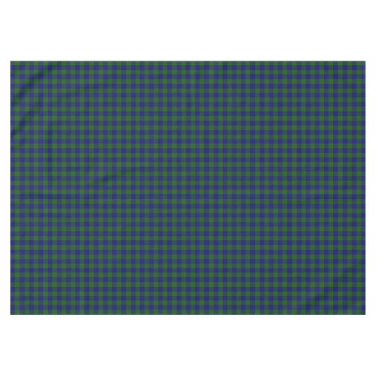 Nappe Barclay tartan bleu vert plaid (Devant (Horizontal))