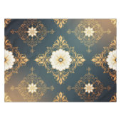 Nappe "Barockes Ornament-Muster in Gold und Schwarz" Dec (Devant (Horizontal))