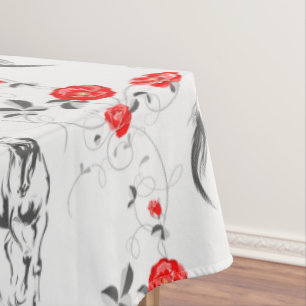 Nappe baroque à cheval