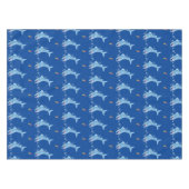 Nappe Barracuda poisson affamé de la pêche dessin animé (Devant (Horizontal))