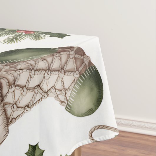 Nappe Bas de Noël Baies d'hiver (In Situ)