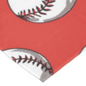 Nappe Baseball sur arrière - plan rouge (Angle)