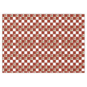 Nappe Bases de motif italien de damier de cuisine (Devant (Horizontal))