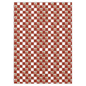 Nappe Bases de motif italien de damier de cuisine (Devant)