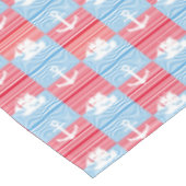 Nappe Bateau à voile et motif d'ancre (Angle)