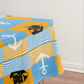 Nappe Bateau à voile et motif d'ancre (In Situ)
