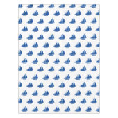 Nappe Bateaux bleu marine motif été moderne (Devant)