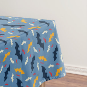 Nappe Batman   Motif de logo rouge, bleu et jaune