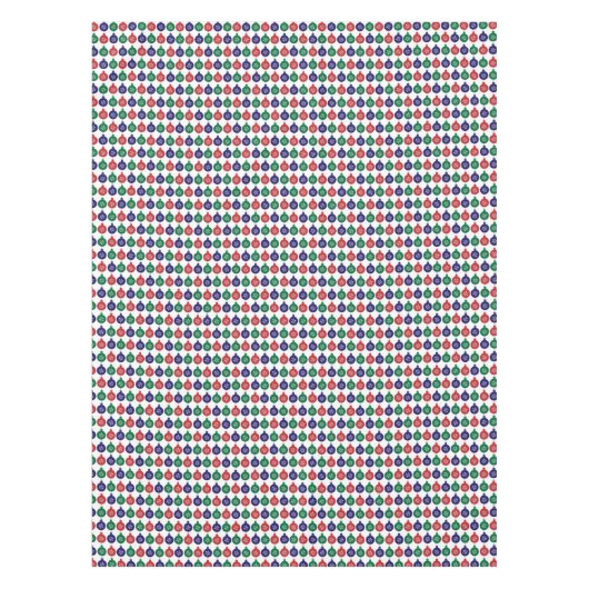 Nappe Bauble Pattern Colorful Christmas (Devant)