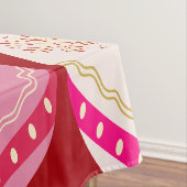 Nappe Baubles De Noël Rose Et Rouge (In Situ)