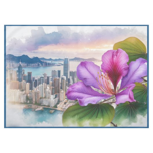 Nappe Bauhinia Fleur Nationale (Hong Kong) | medium (Devant (Horizontal))