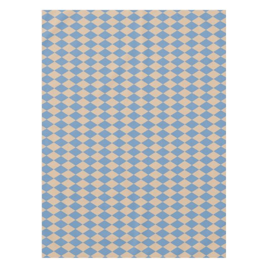 Nappe Beachy Blue et Tan Harlequin (Devant)