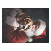 Nappe Beagle avec le Père Noël Festif Noël (Devant (Horizontal))