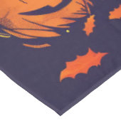 Nappe Beagle effrayant Halloween Sorcière et Citrouille (Angle)