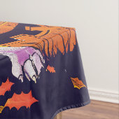Nappe Beagle éffrayant Halloween Witch Et Citrouille (In Situ)