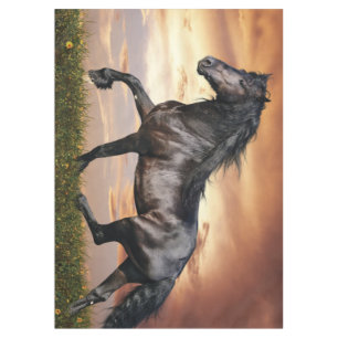 Nappe Beau Cheval Noir