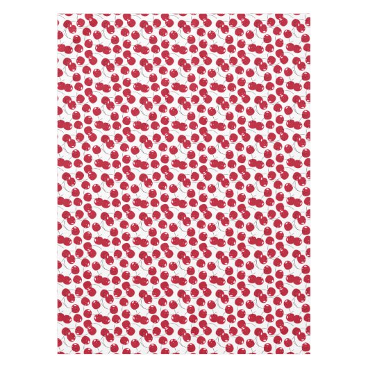 Nappe Beau Joyeux Cerisier Rouge Frais Thème (Devant)