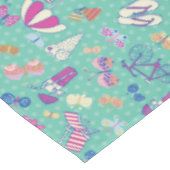 Nappe Beau motif avec des éléments d'été (Angle)