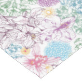 Nappe Beau motif avec les fleurs colorées (Angle)