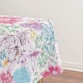 Nappe Beau motif avec les fleurs colorées (In Situ)