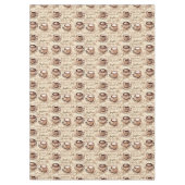 Nappe Beau Motif café Vintage (Devant)