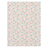 Nappe Beau motif de rose avec le pois bleu (Devant)