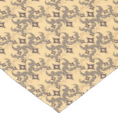 Nappe Beau motif ethnique de Damas pointillisme (Angle)