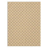 Nappe Beau motif ethnique de Damas pointillisme (Devant)