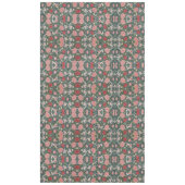 Nappe Beau motif floral Fleurs de feuillage Rouge rose (Devant)
