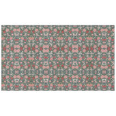 Nappe Beau motif floral Fleurs de feuillage Rouge rose (Devant (Horizontal))