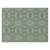 Nappe Beau motif floral William Morris Vert rose (Devant (Horizontal))