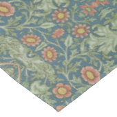 Nappe Beau motif floral William Morris Vert rose (Angle)