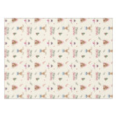 Nappe Beau Noël Reindeer Snowman Motif Whimsical (Devant (Horizontal))