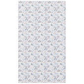 Nappe Beau Pastel Blue hiver Floral (Devant)