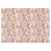 Nappe Beau Pastel Rose Doux Floral (Devant (Horizontal))