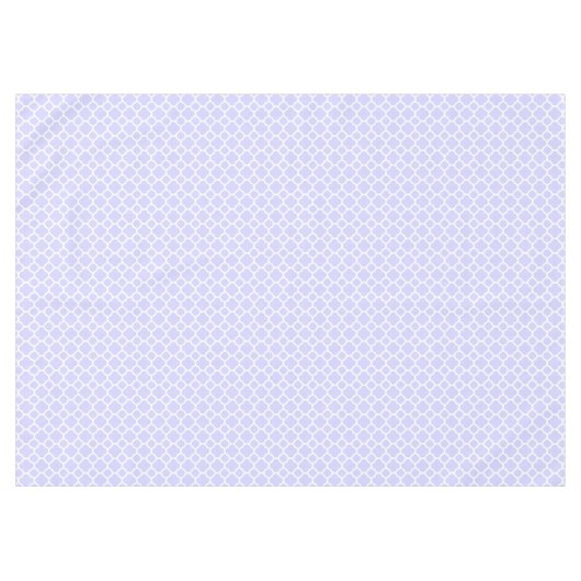 Nappe Beau Périwinkle Quatrefoil Motif Spring (Devant (Horizontal))